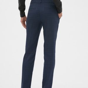 Banana Republic Blue Plaid Dress Pants